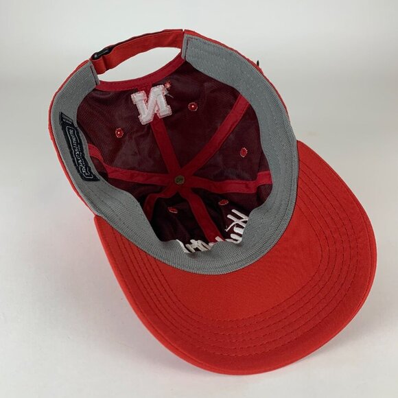 Nebraska Cornhuskers NCAA Red Legacy Athletic Relaxed Fit Strapback Hat - Picture 4 of 5